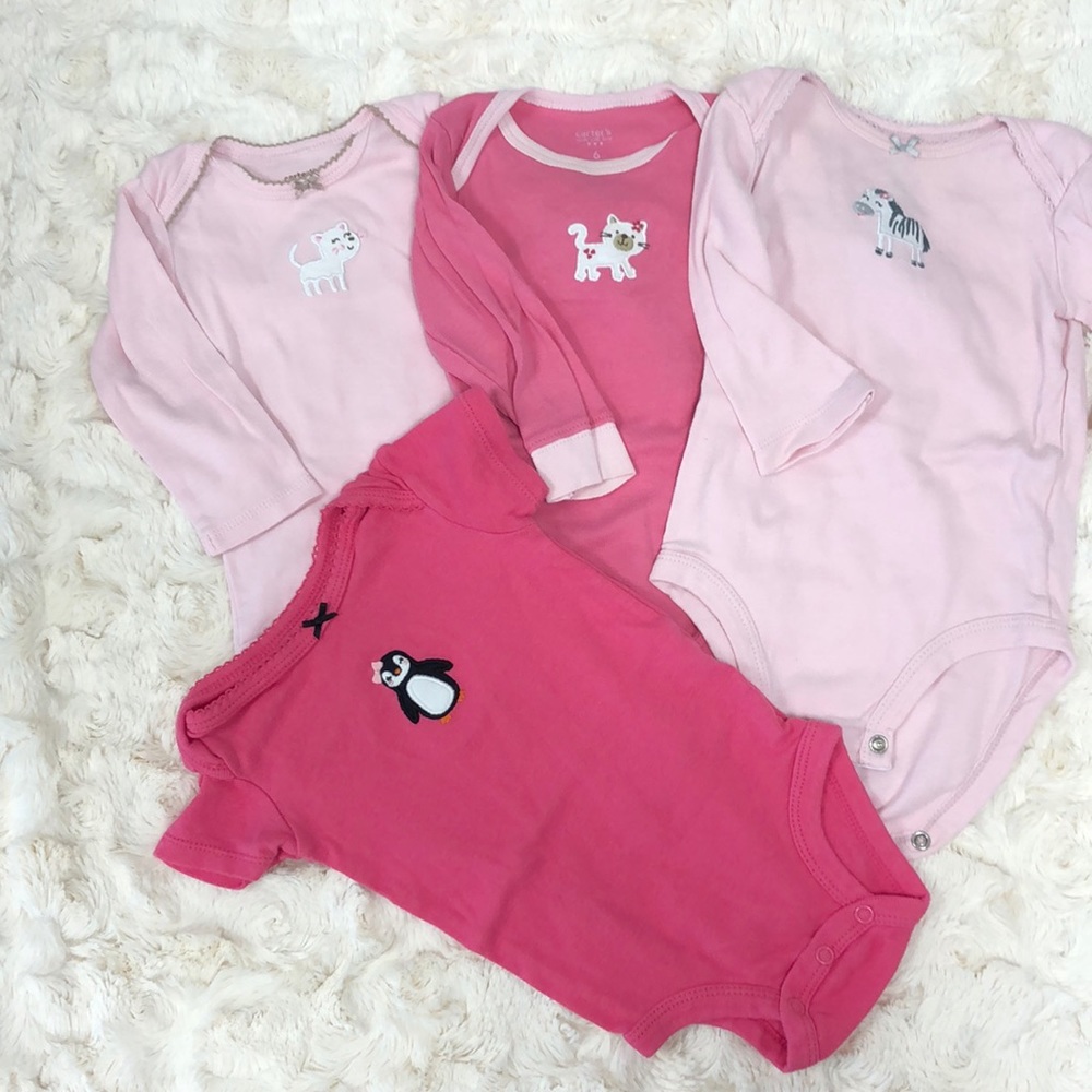 Baby girl onesie set - 6 Months